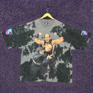 Westside Gunn GxFR Fourth Rope Hardy Boyz Oversized Tie-Dye T-Shirt Extra Large